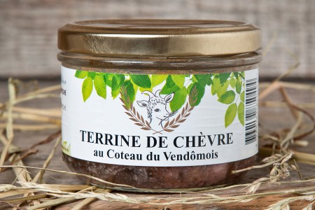 TERRINE DE CHEVRE AU COTEAU DU VENDOMOIS 180G TERRINE DE CHEVRE AU COTEAU DU VENDOMOIS 180G